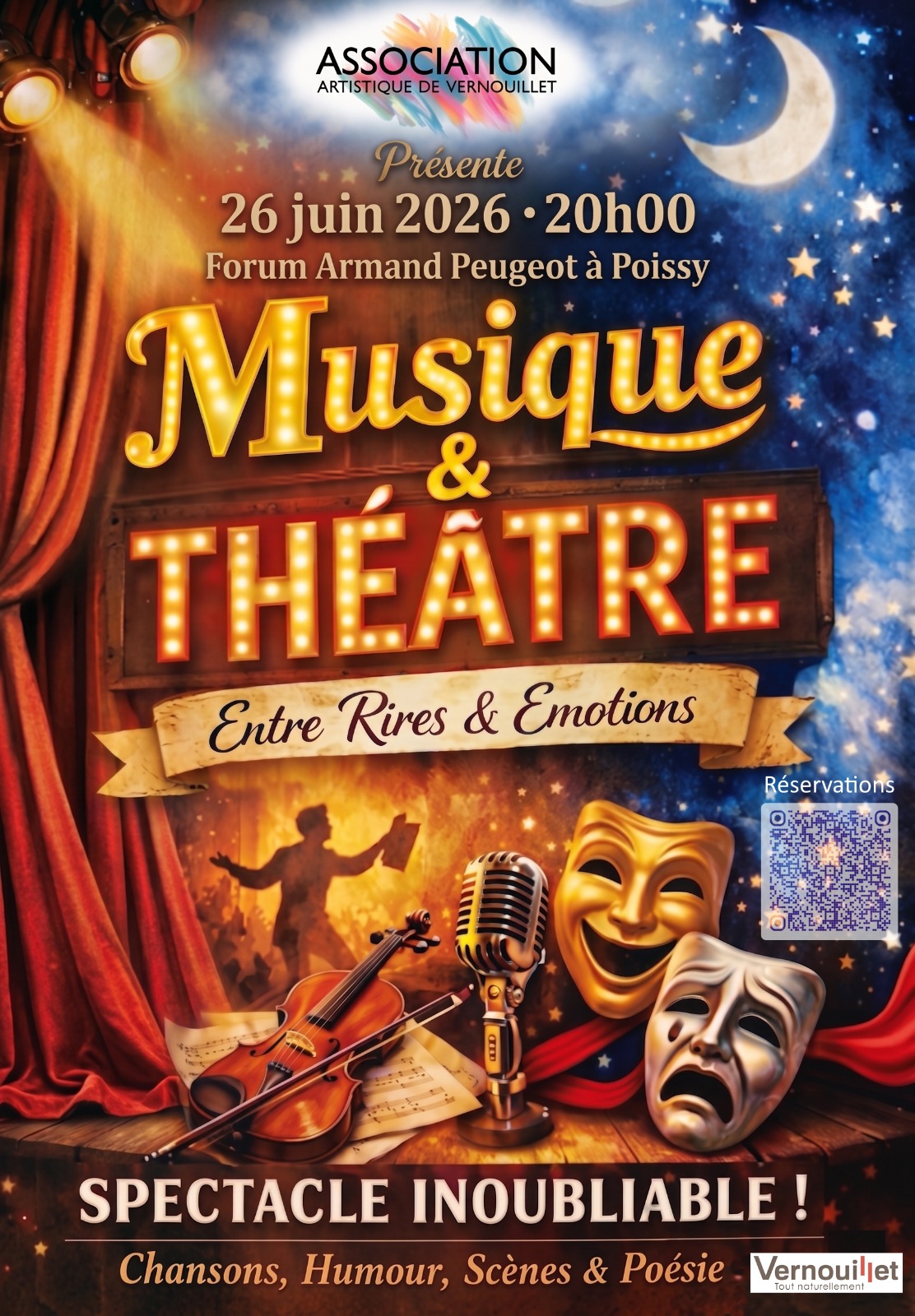 Spectacle Musique & Théâtre – 26 juin 2026